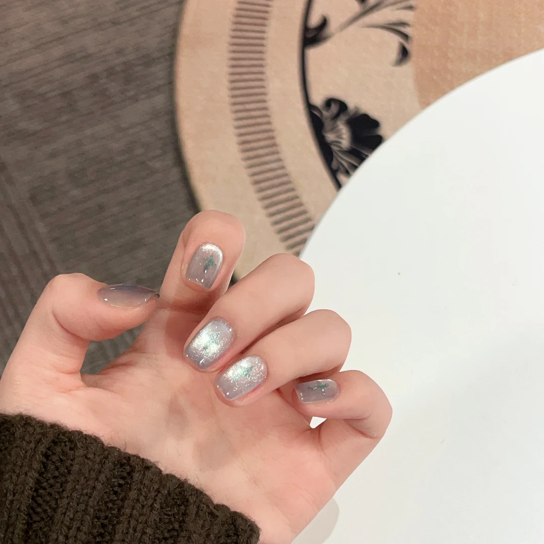 【圣水】现货 AB甲 爆闪 小众ins风 纯手工穿戴甲