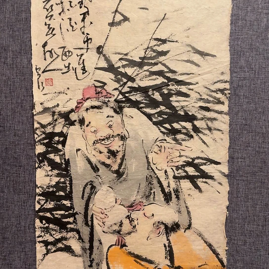 国画雷公老师作品画作