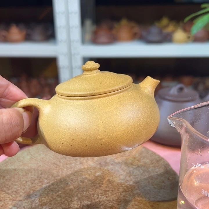 茶壶紫砂黄金寒江150cc