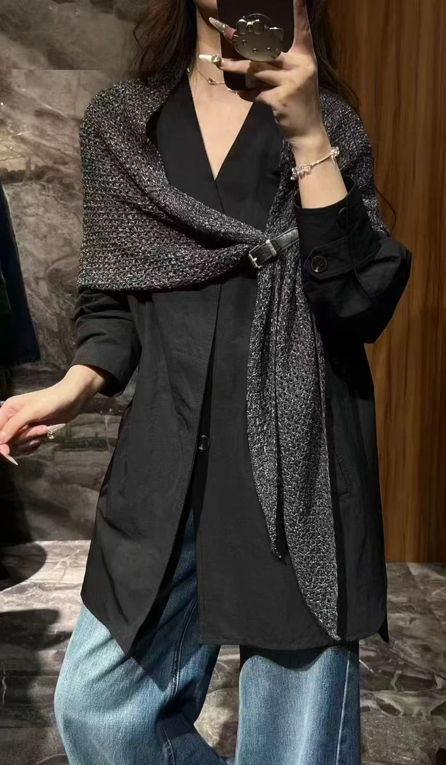 王姐推荐长袖常规款吸汗宽松型V领短外套外搭女士