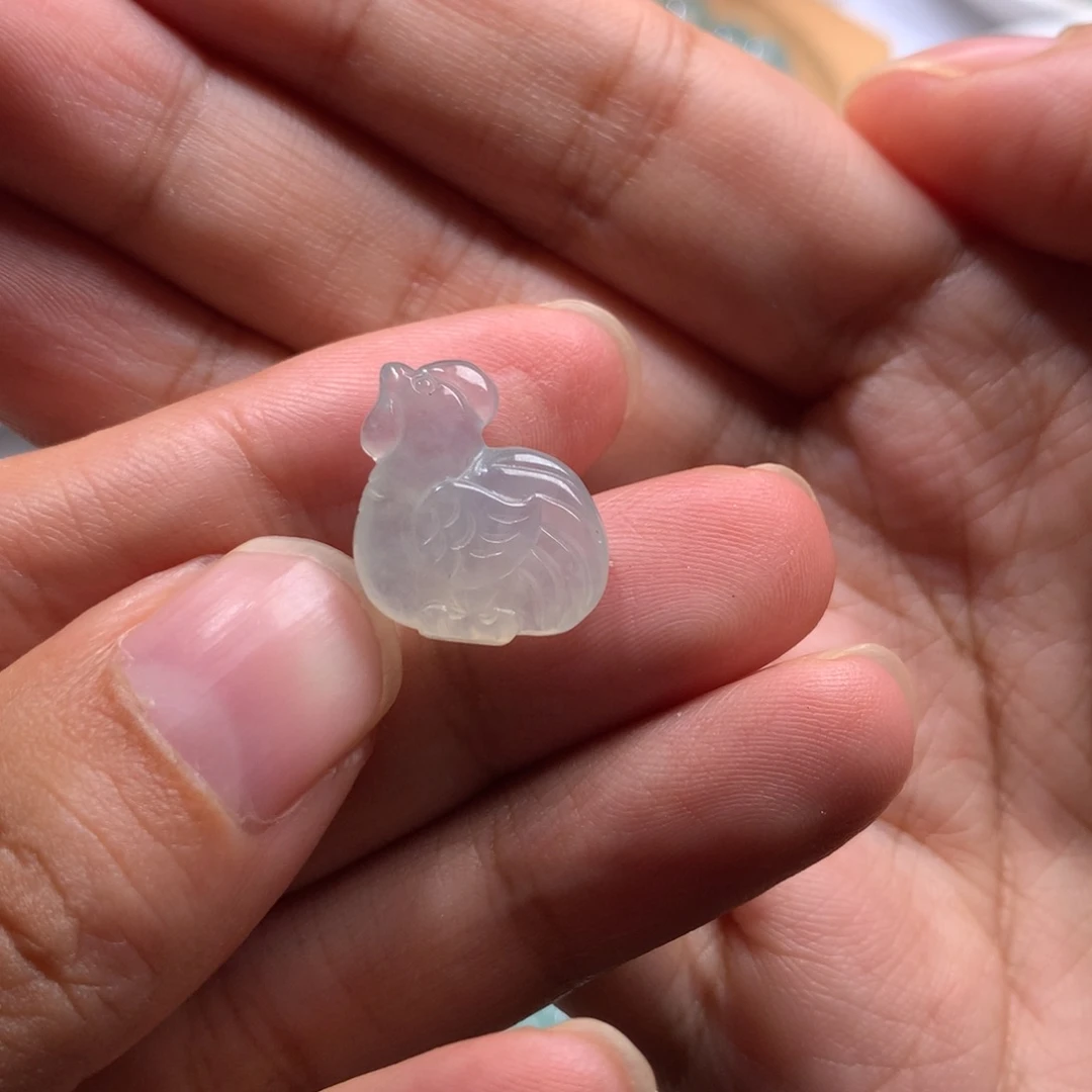 颈饰未镶嵌翡翠雾*翡翠挂件