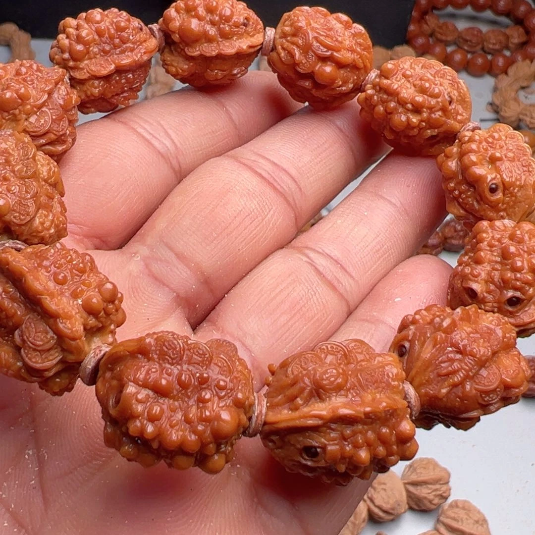 吊坠猴头核桃金蟾17