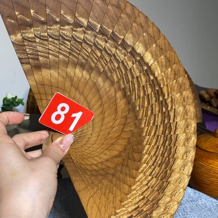 金丝楠飞**菜金丝楠木扇子