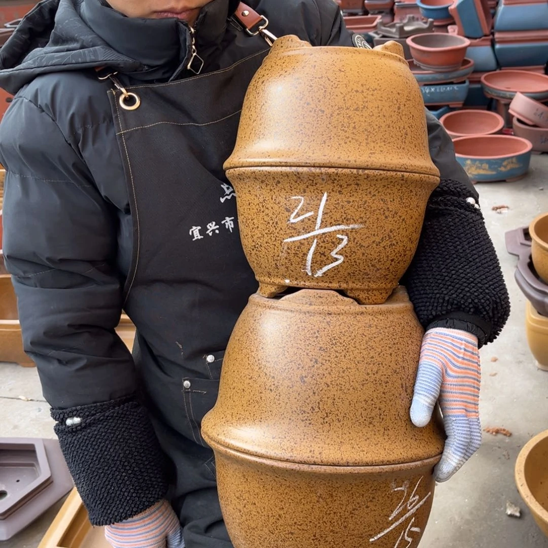 紫砂花盆盆景艺术