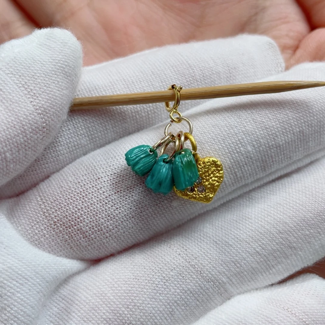 未镶嵌绿松石珠宝奇石