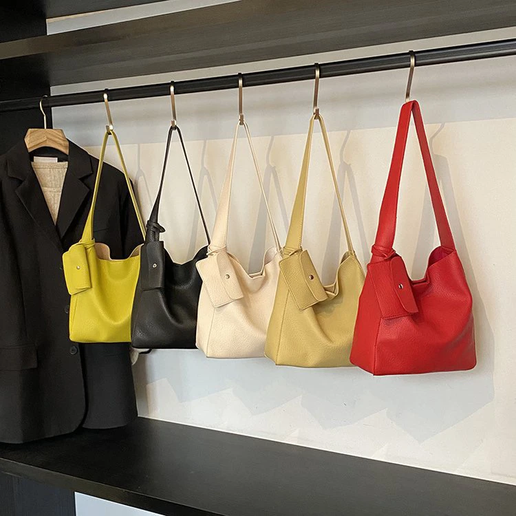 【软软糯糯】韩系简约大托特休闲腋下包ins