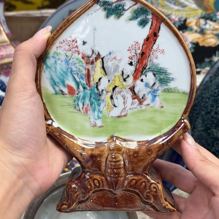 瓷片瓷器摆件 瓷器摆件