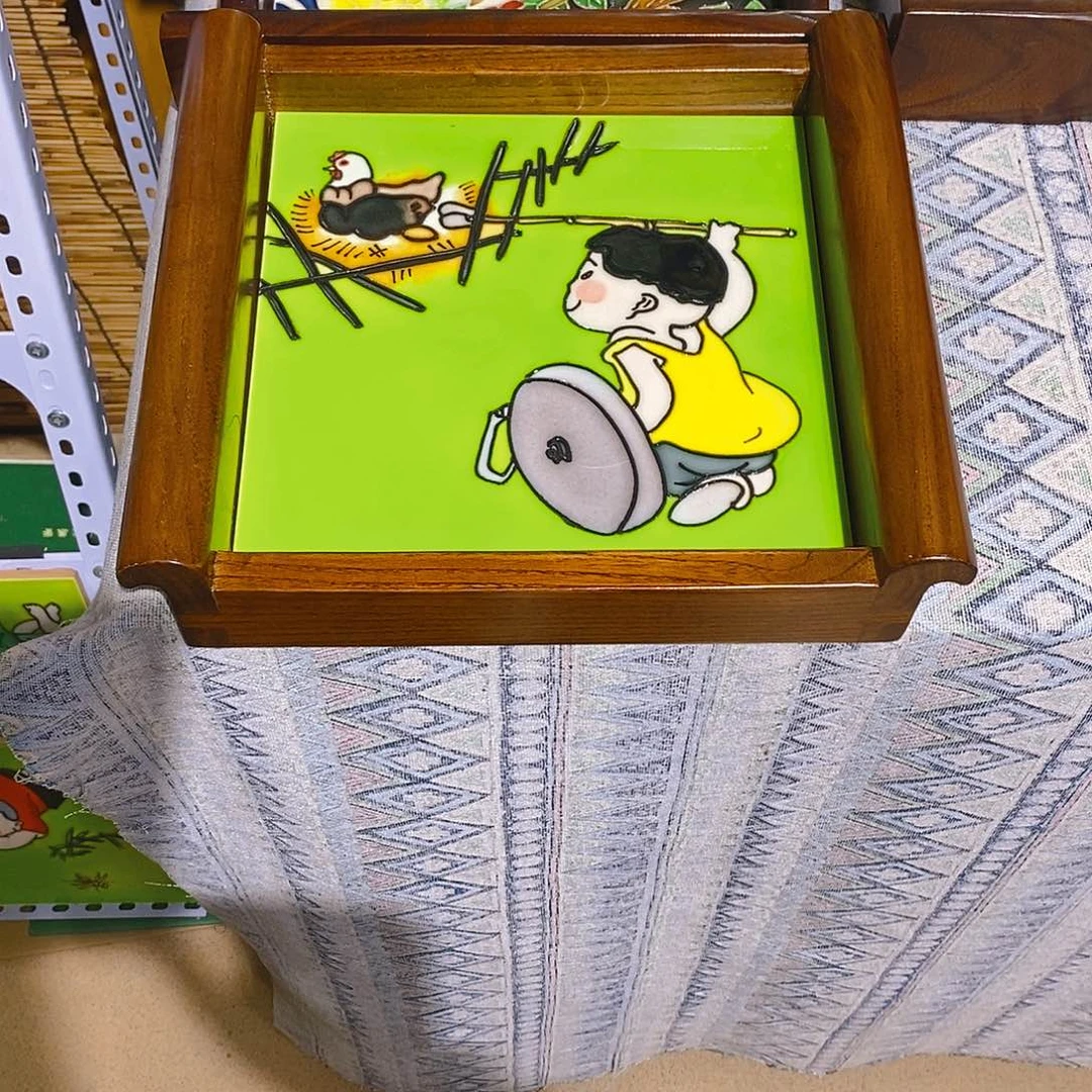 7*高温立体浮雕瓷板画