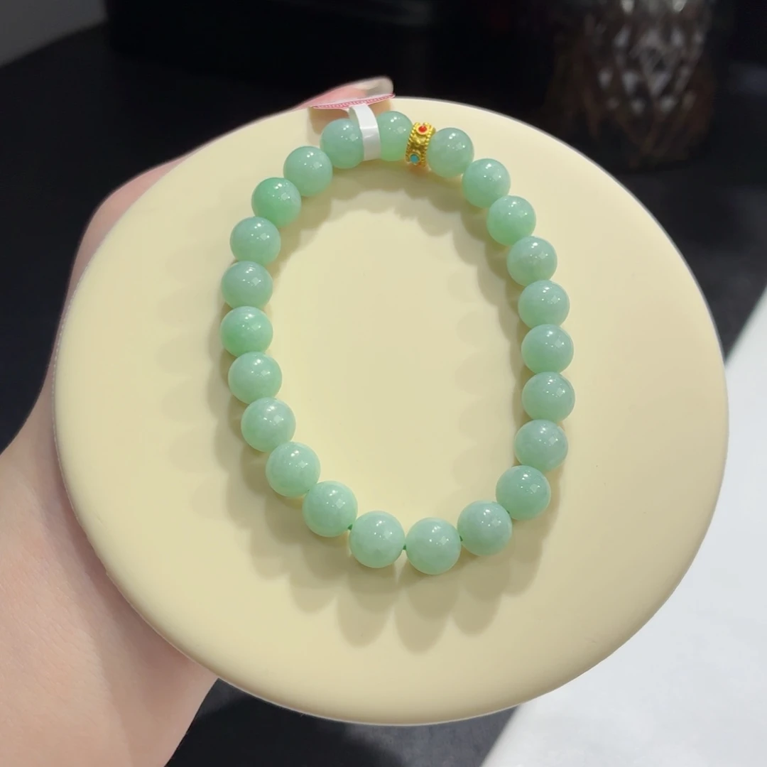 未镶嵌手链翡翠果绿卡8.3