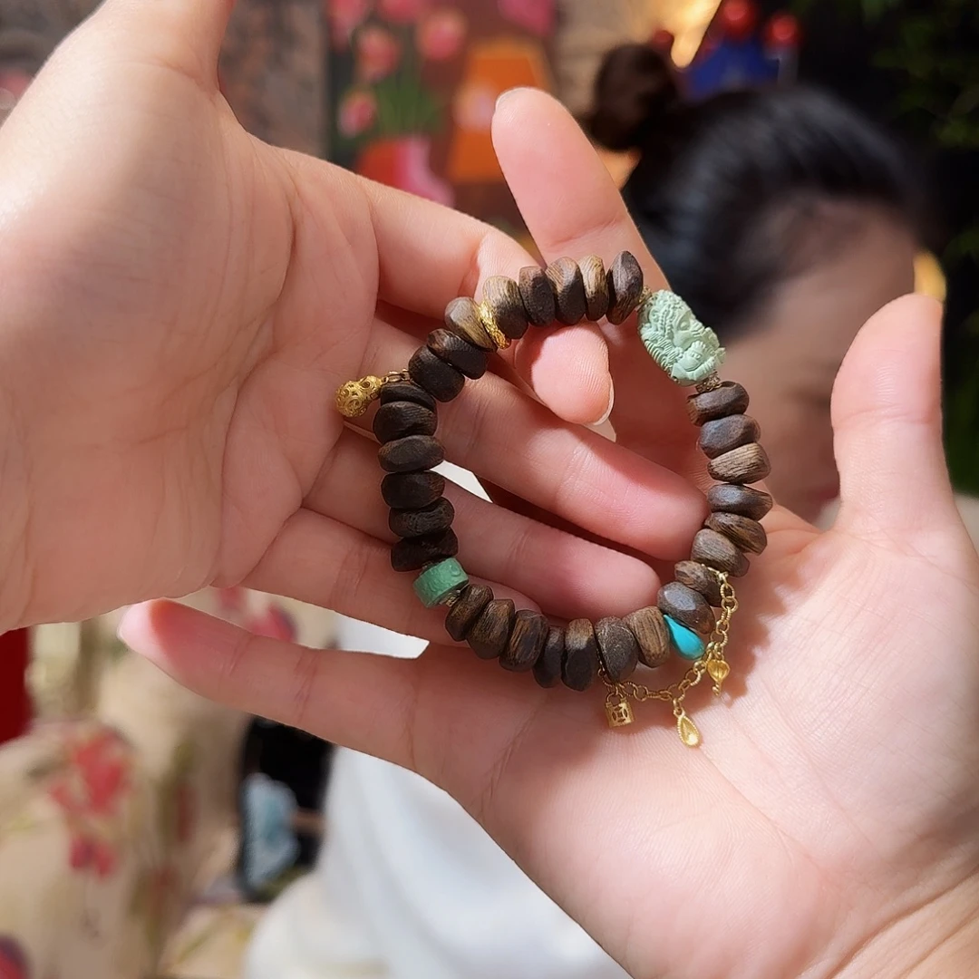 沉香手串精致手串18K
