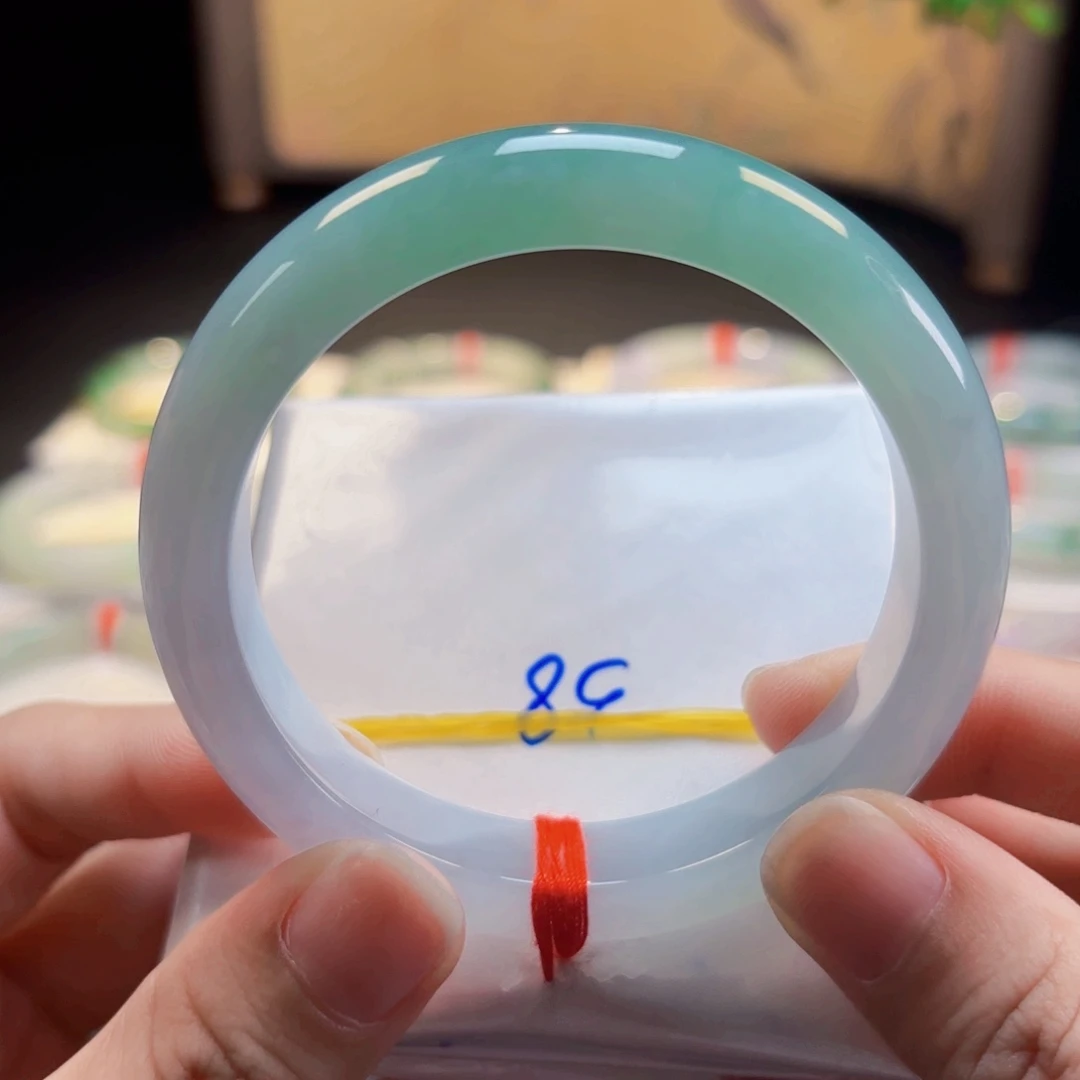 翡翠手镯未镶嵌58正