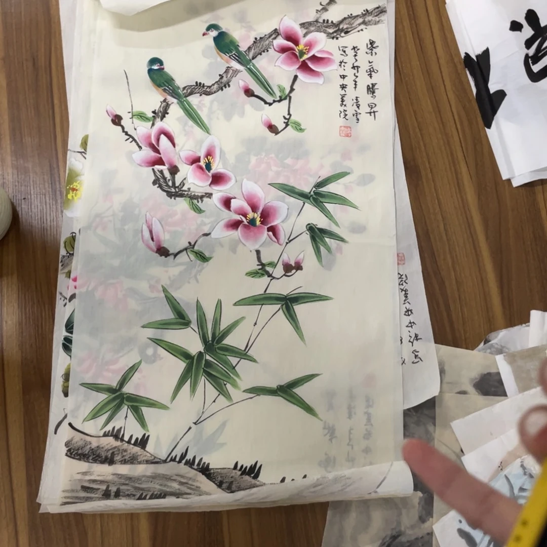 唐***秋国画凌雪老师绘画