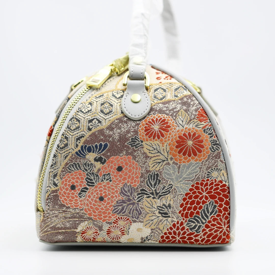 锦美人唐锦非遗手作粽子包浅灰色