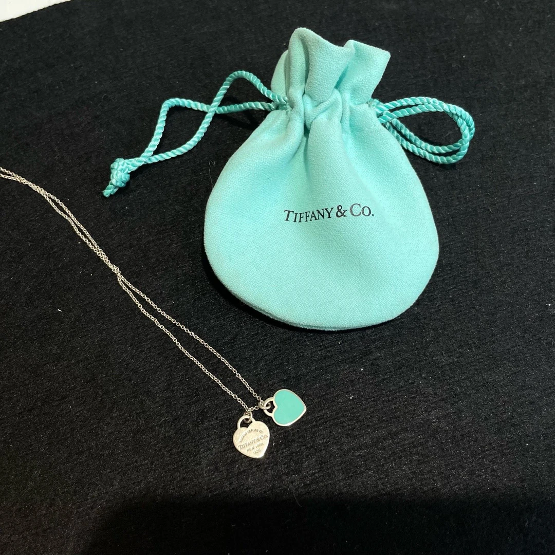 95新 Tiffany & Co./蒂芙尼 多宝二奢/90002/爱心项链