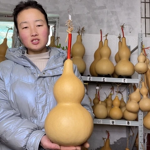 雪天然植物葫芦文玩