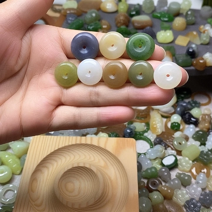 未镶嵌和田玉挂件平安扣68一个多样性多其一