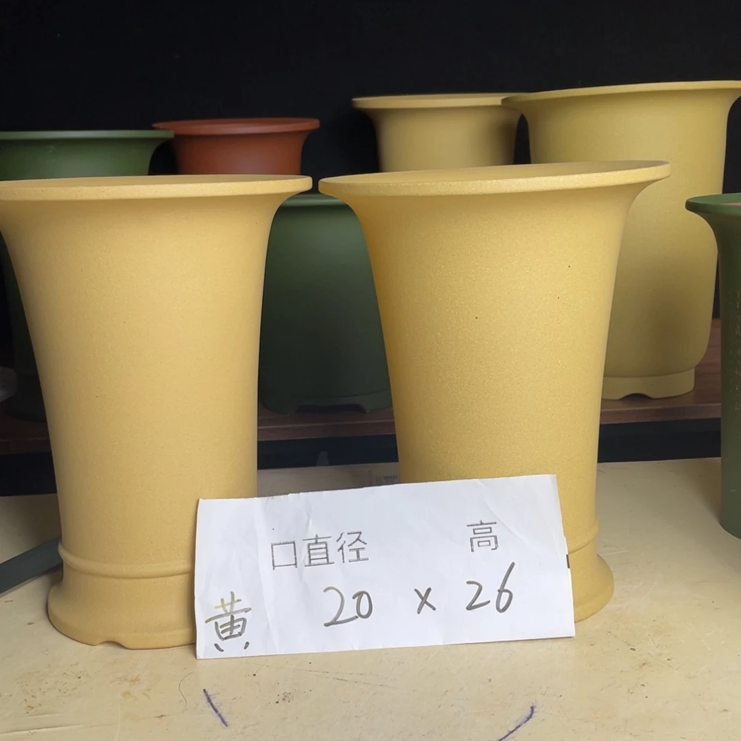 宜兴原矿紫砂花盆