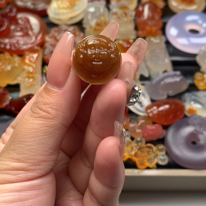 玛瑙/玉髓颈饰未镶嵌安*