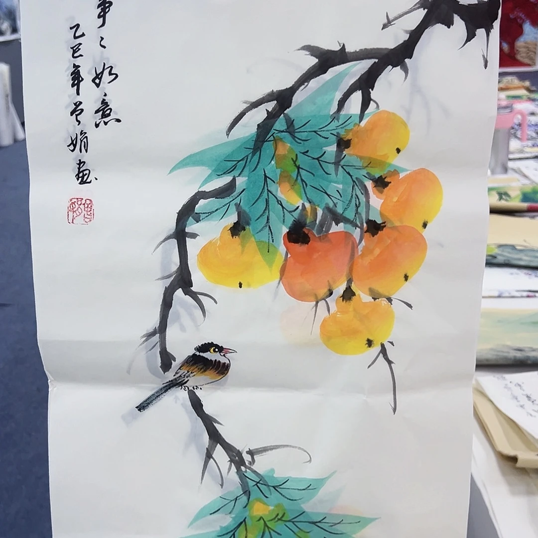 国画事事顺心如意万事如意