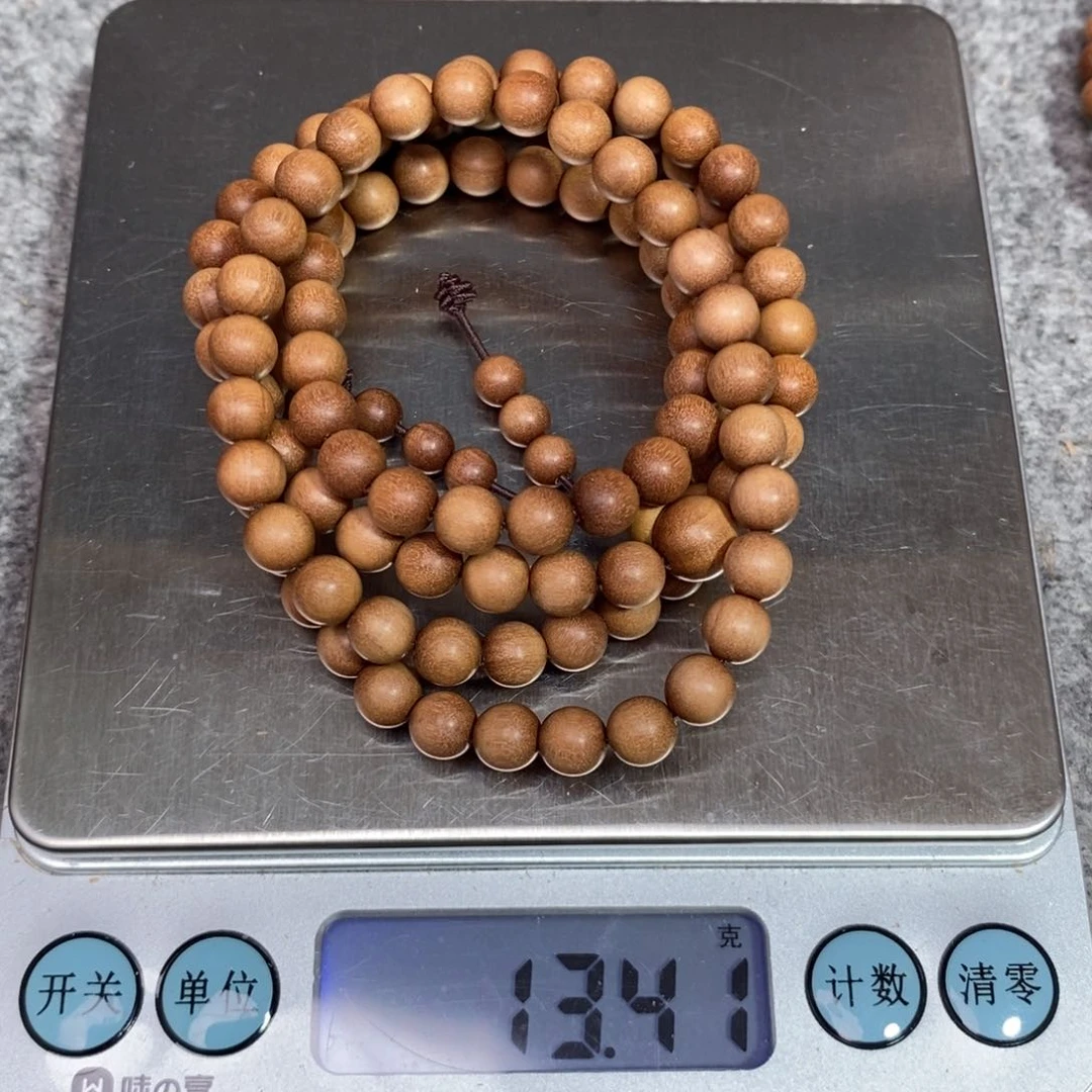 檀香木手串/手链润****化0.6x108颗印度老山檀香