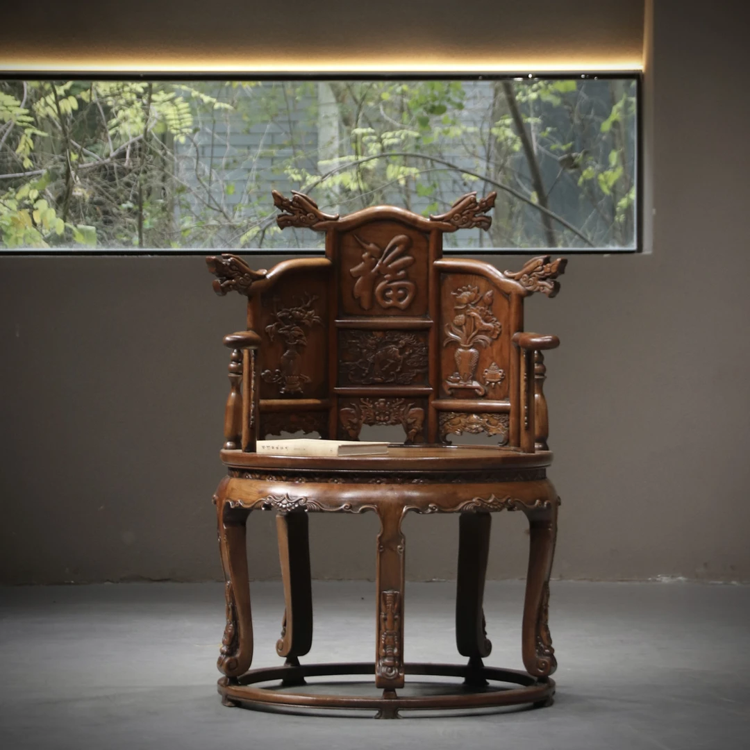 摇椅家用复古欧式雕花椅子不包邮