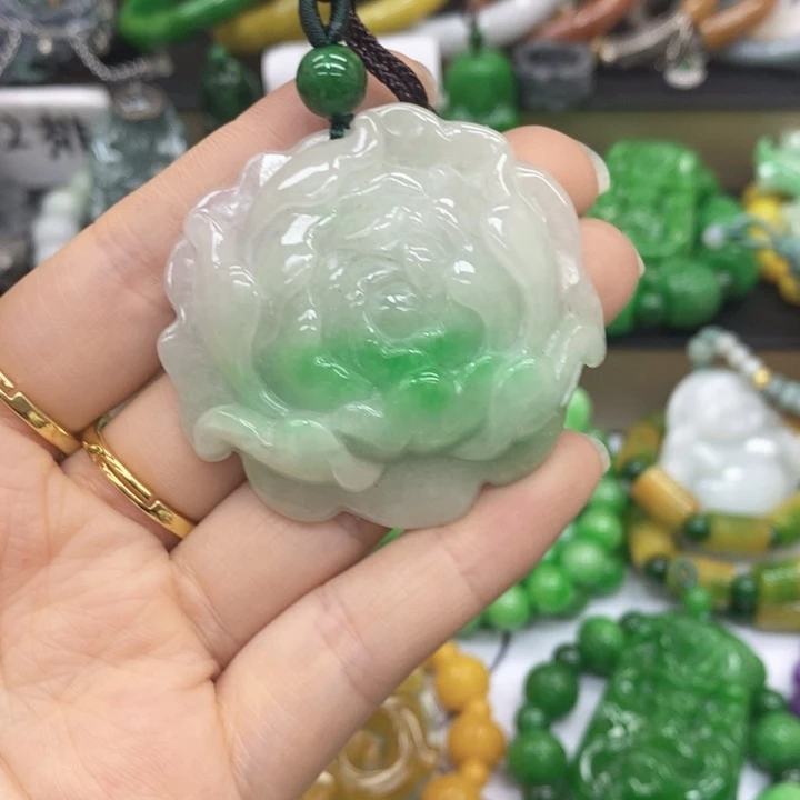 翡翠未镶嵌手链项链43