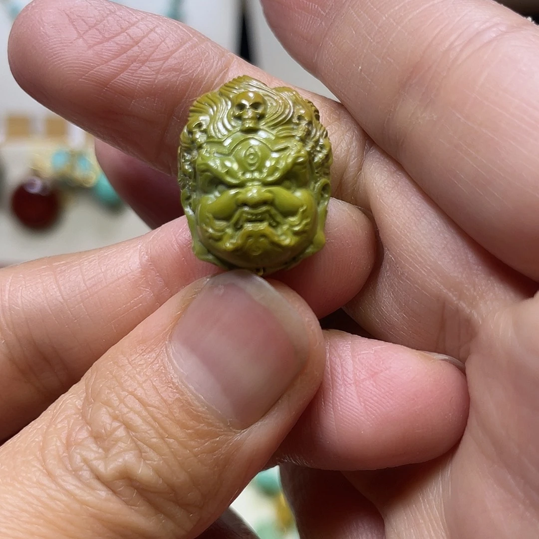 绿松石未镶嵌大黑天