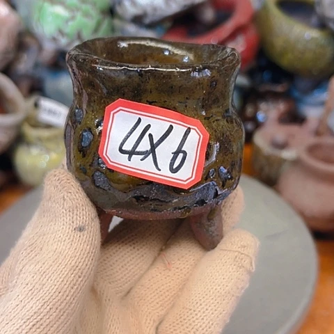 粗陶花盆手工花盆制作