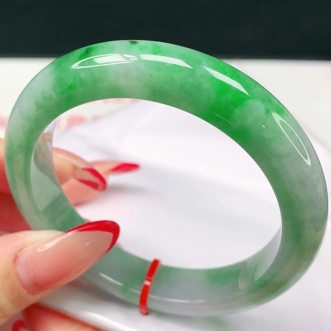 翡翠未镶嵌手镯天然翡翠2069