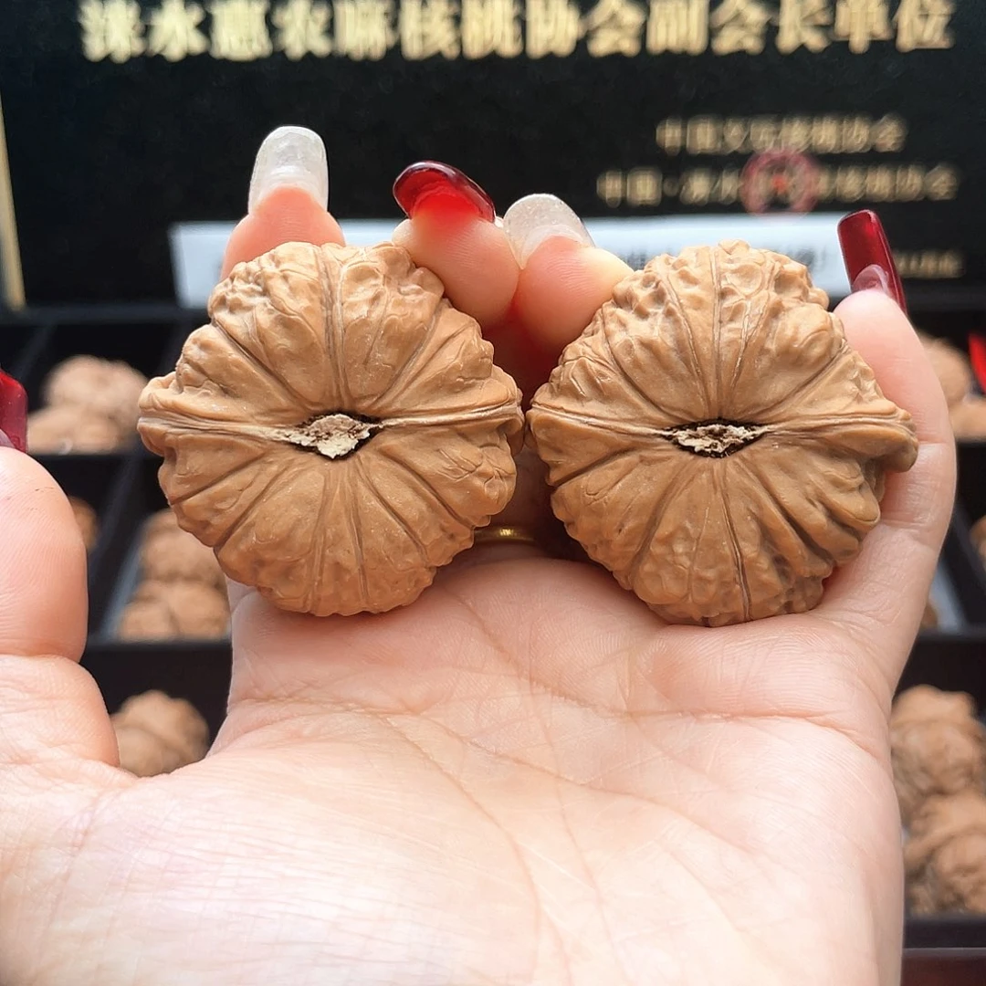 把件文玩核桃41南瓜全品近圆正肩大肉纹4101