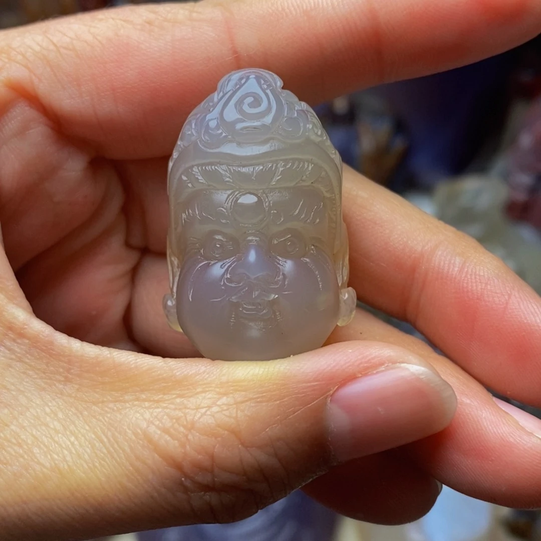 玛瑙/玉髓手把件未镶嵌
