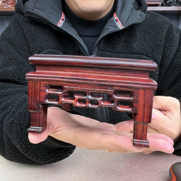 乌木类端景台小李子红木工艺品