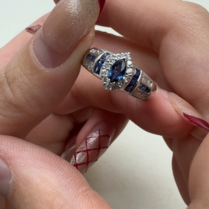 蓝宝石戒指未镶嵌