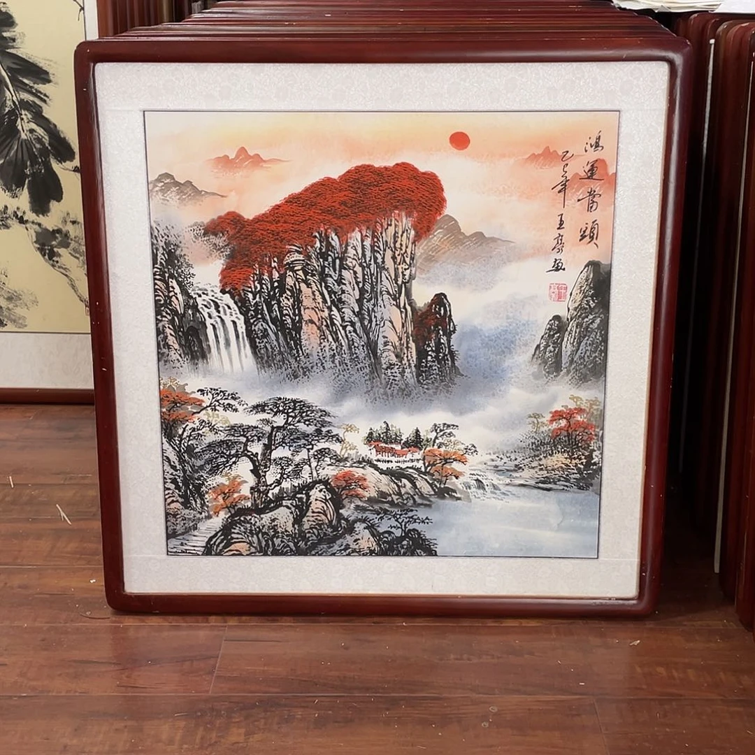 国画带框尺寸63*63厘米