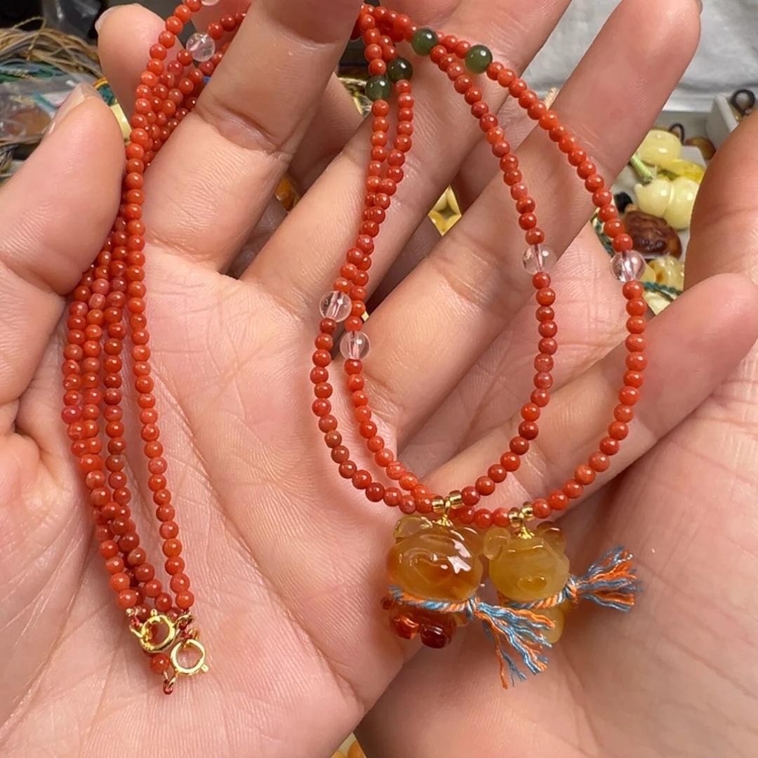 裸石蜜蜡未镶嵌多样性发一条