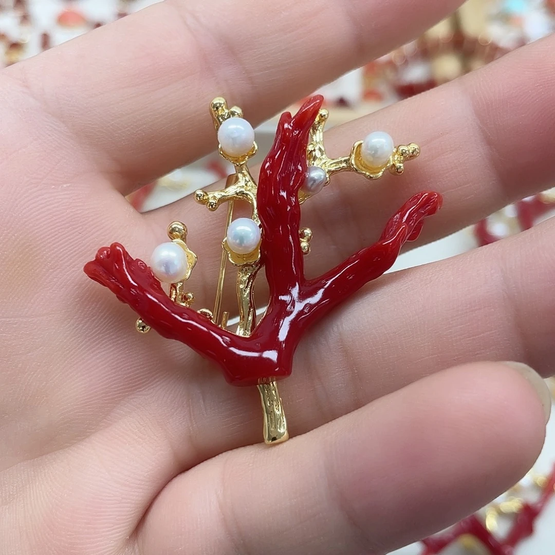 锆石铜胸针吊坠两用款