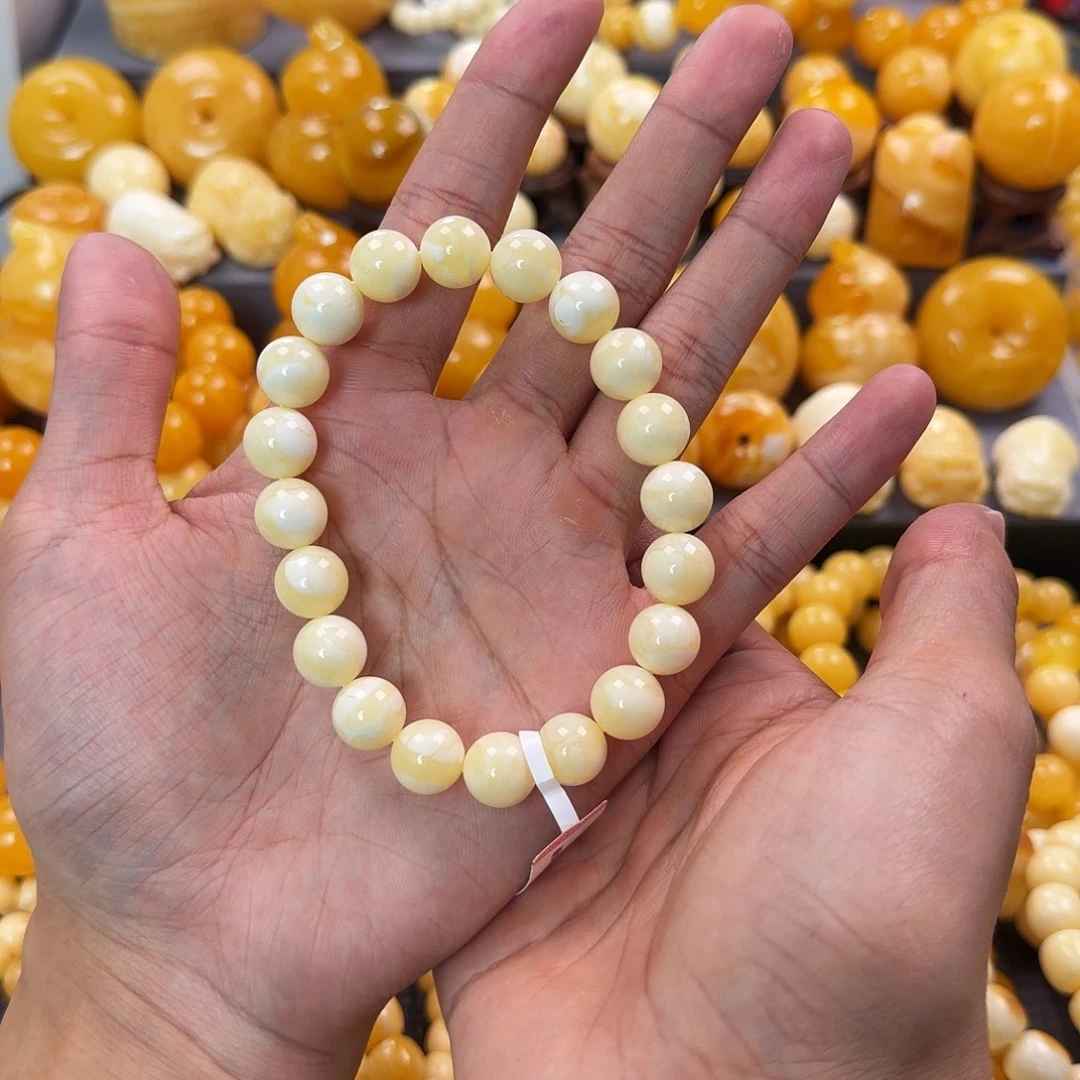 琥珀未镶嵌珠宝奇石11mm同料