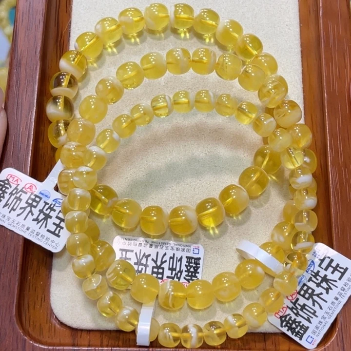 蜜蜡手链未镶嵌f*b蜜蜡