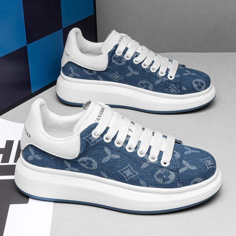 2025夏季平跟透气系带薄款英伦帆布鞋百搭低帮秋季韩版小白鞋厚底