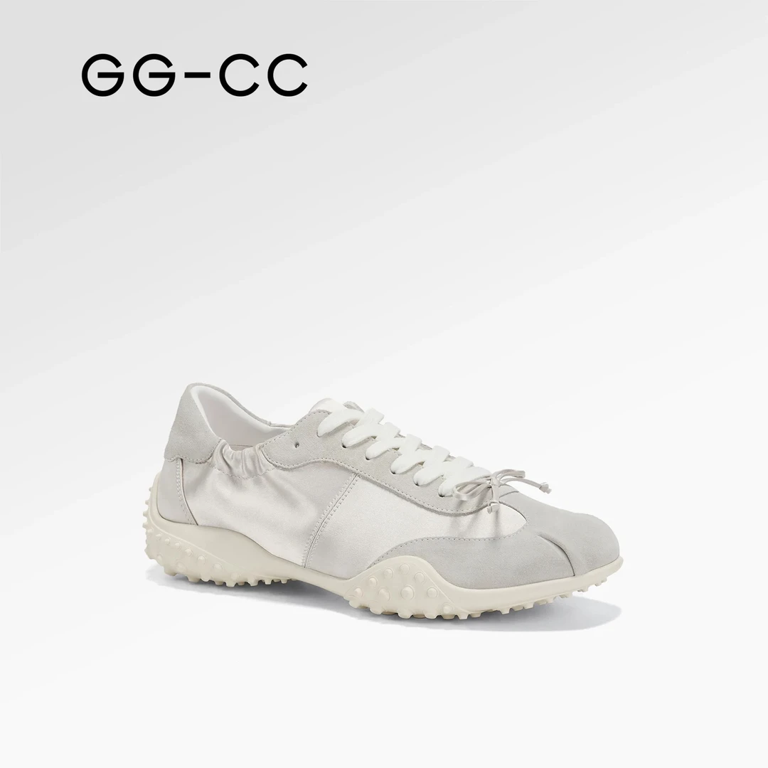 【蔡文静同款】GGCC在逃千金2025春季新款芭蕾德训鞋女舒适休闲鞋