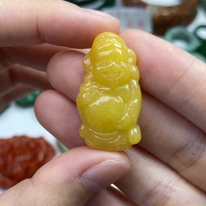 颈饰未镶嵌翡翠吊坠