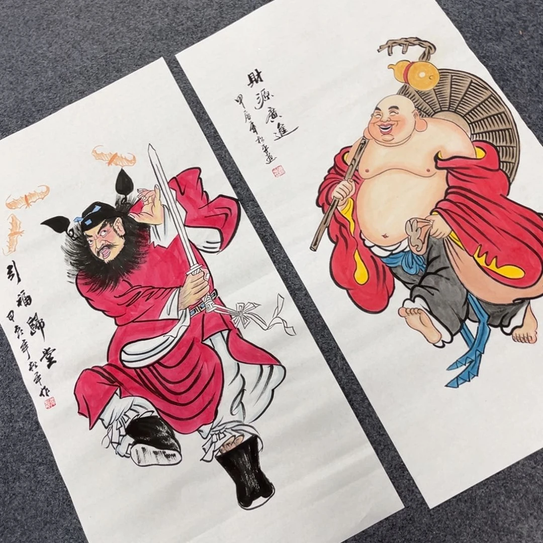 国画国画老师手绘作品