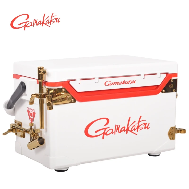 GAMAKATSU伽玛卡兹钓箱台钓箱黑坑休闲带升降脚超硬钓鱼箱保温箱