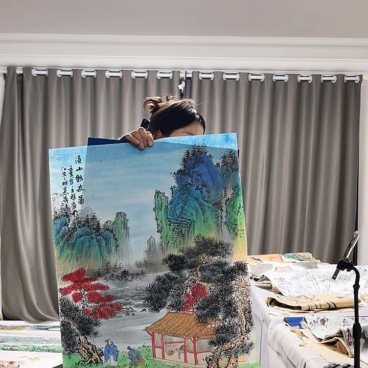 国画纯手绘图纯手绘