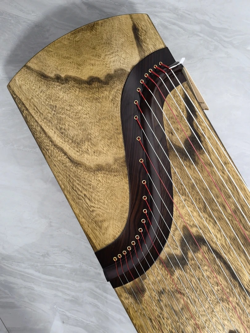 素聆古筝大象无形163挖筝考级演奏鸡翅木装饰黑檀莲花筝码收藏级