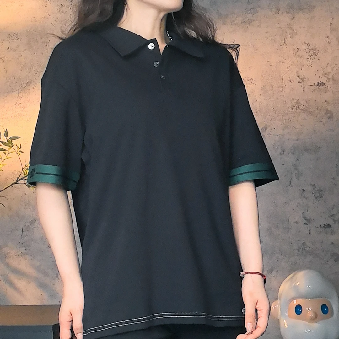 LJ林百万美式夏季休闲百搭情侣款个性短袖T恤 S253045