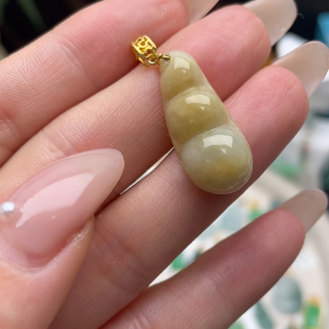 翡翠银S925镶嵌颈饰