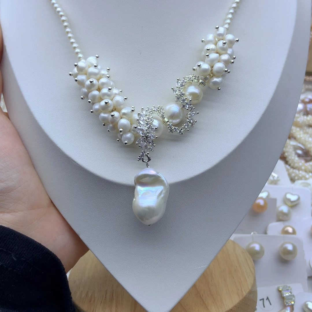 淡水珍珠未镶嵌耳饰