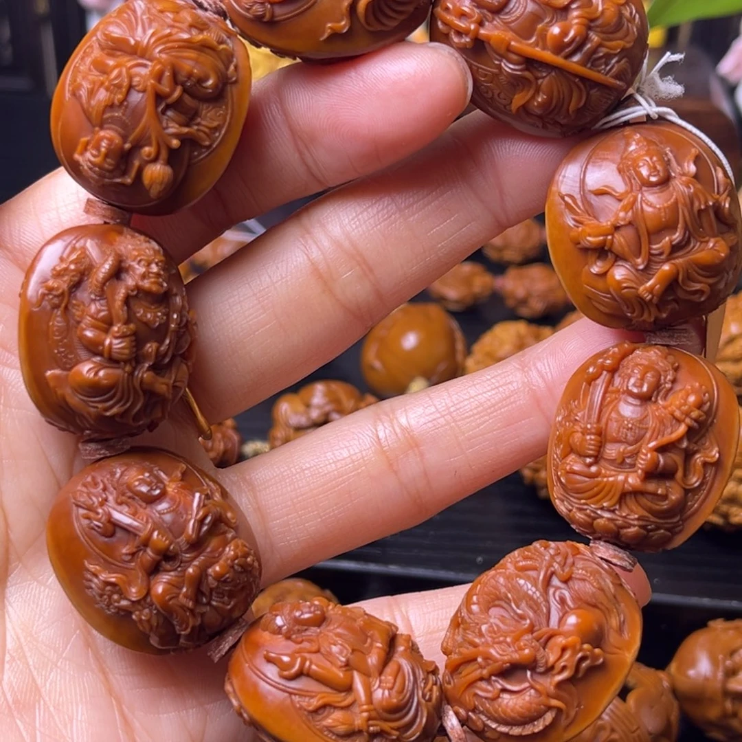 橄榄核手串/手链九龙万佛