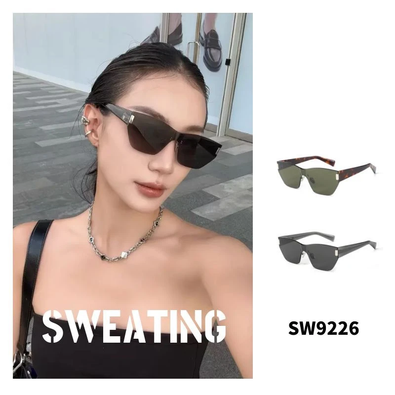 「SWEATING」大框一体式护目镜连体墨镜